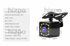 Car Rear View Reverse Camera Parking 12 LED HD Night Vision Waterproof 170°