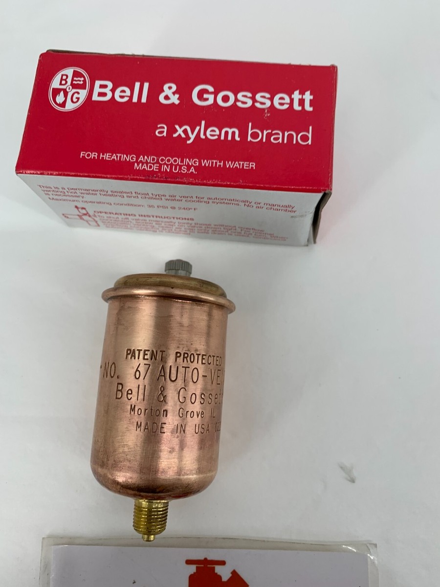 あゆめ Bell & Gossett Xylem 113020 No. 67 Automatic Air Vent 1/8