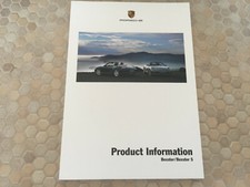 PORSCHE BOXSTER & BOXSTER S TECHNICAL BROCHURE USA EDITION 2005 - 2007 RARE