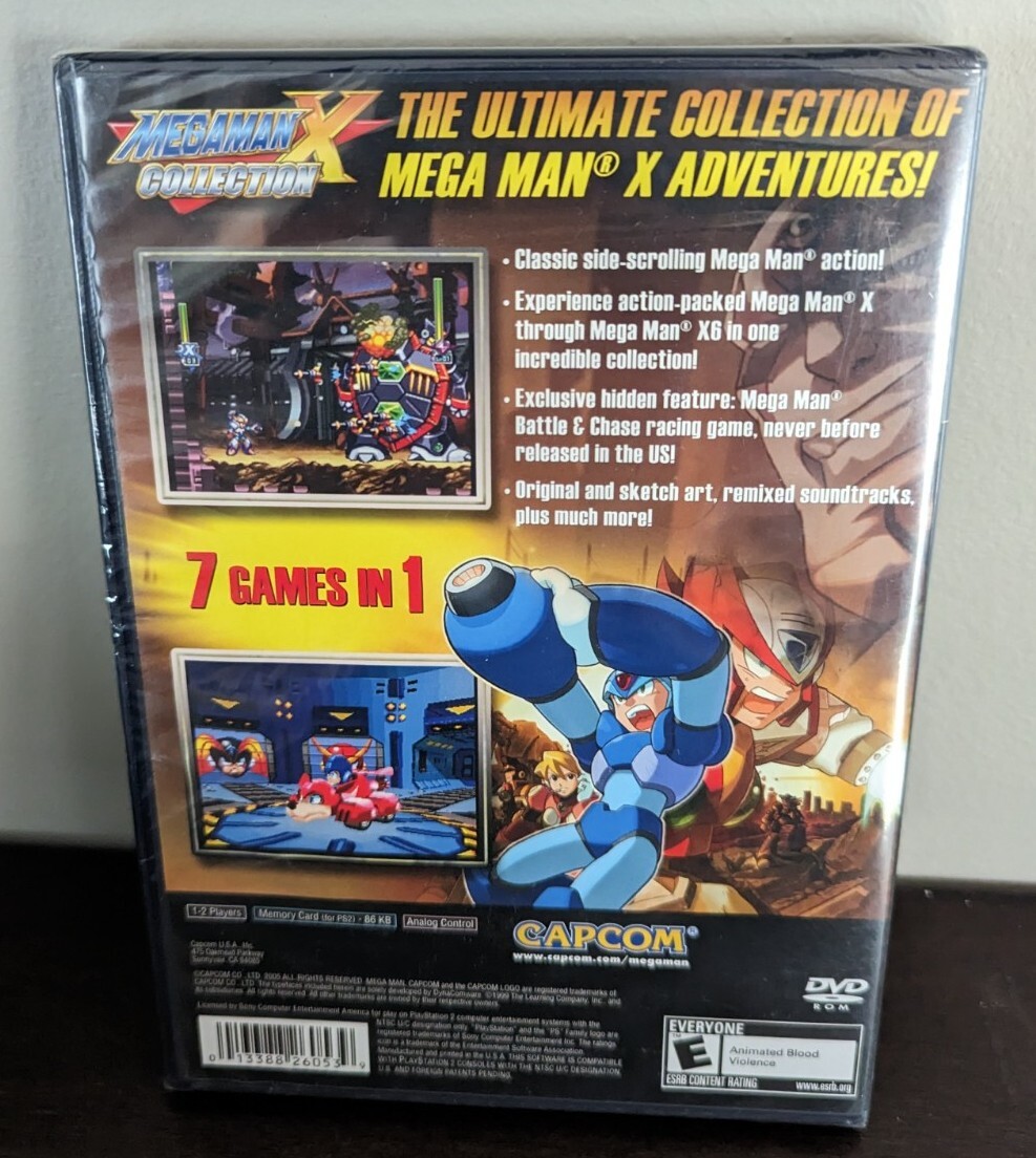 Brand New Factory Sealed Playstation 2 PS2 Game Megaman X