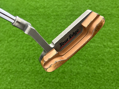 Tour Edge Golf TI Zone Titanium/Copper 5050 Putter Right Handed Steel 34.5" - 第 1/7 張圖片