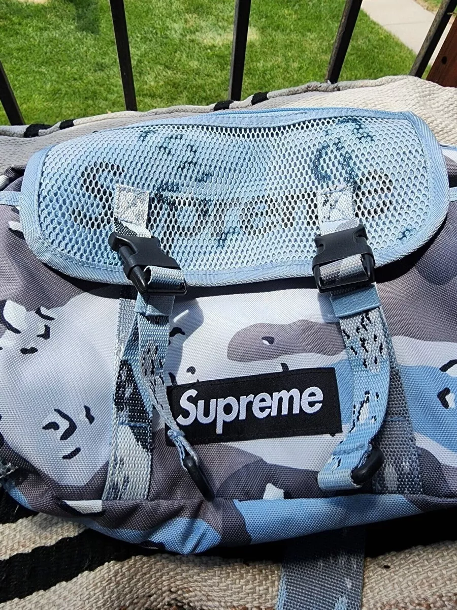 Supreme Backpack (SS20) Blue Chocolate Chip Camo