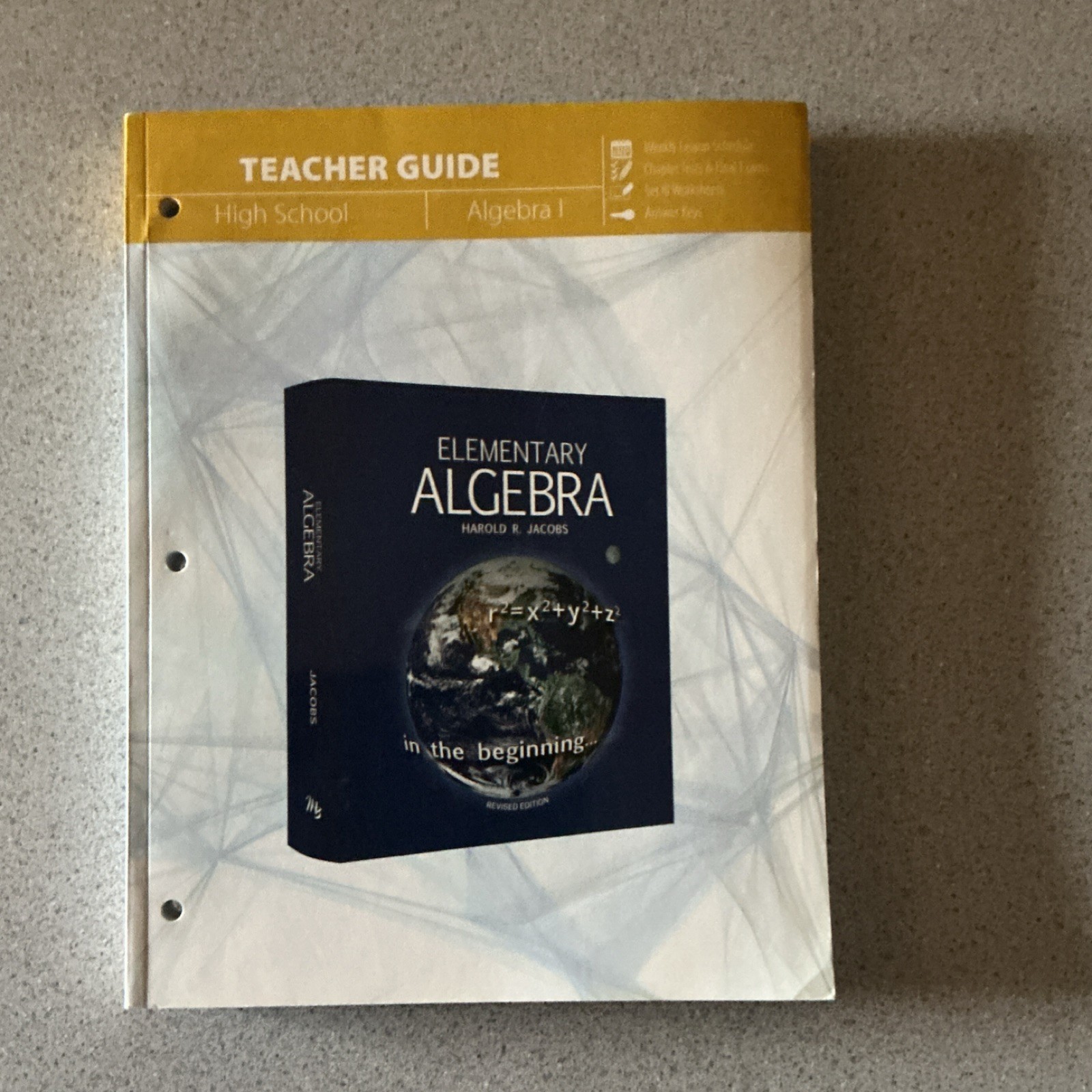 Elementary Algebra Teacher Guide by Harold R. Jacobs High School ...
