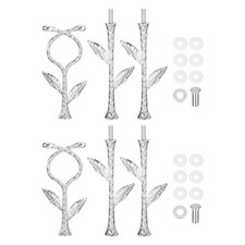 2 Set 3-Tier Cupcake Stand Hardware Fittings for Cake Stand Vine Silver