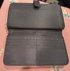 Jeun Bang Black nylon Jet Zip Around Long Wallet Silver Zipper NWOT! — photo 1