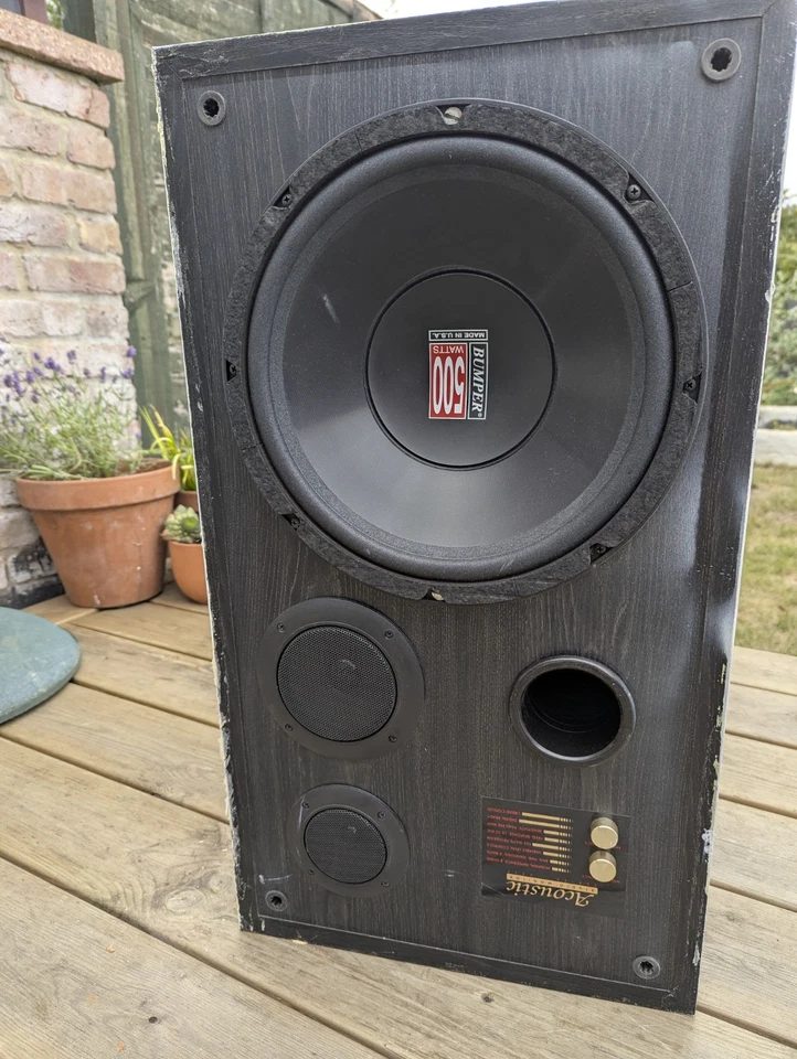 Pair Acoustic Studio Monitors/Hi-Fi 3311 speakers with new 500W subs - Image 3 of 4
