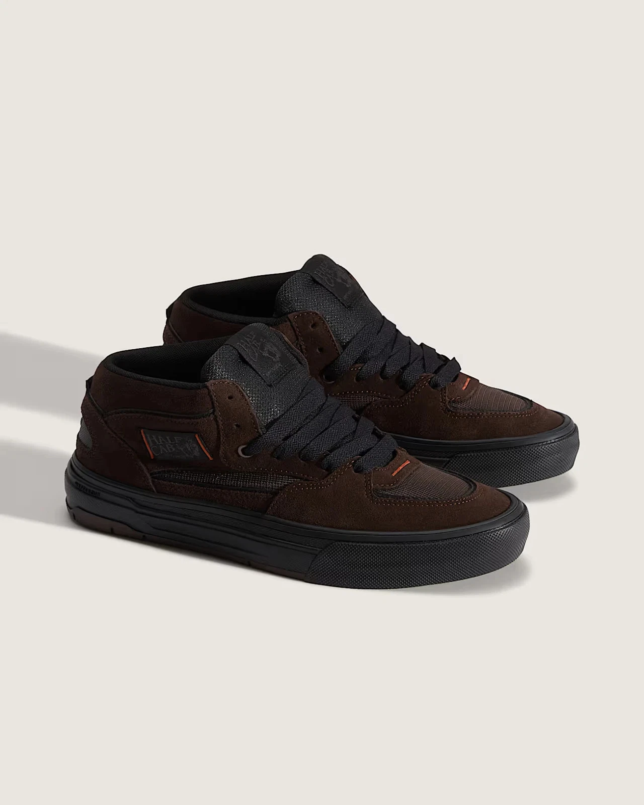 VANS Skate Half Cab Wafflecup Mid-top Iconic Shoes Brown /Black