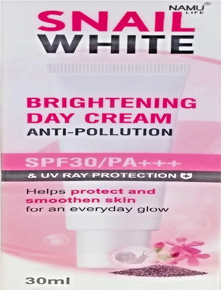 Creme de Dia Antipoluição Snail White Brightening FPS30 para um brilho diário 30ml - Imagem 2 de 4