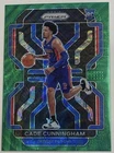 2021-22 Panini Prizm Cade Cunningham Green Wave RC Fanatics Exclusive SP #282