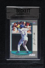 BAS 2000 Bowman Vernon Wells #372 Seal of Authenticity Auto 3c7