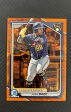 2024 Bowman Chrome Draft Sapphire Edition - Juan Baez BDC-150 Orange 25/25 (RC)