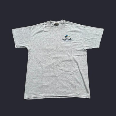 Men s Y2K Sea World Orlando Journey To Atlantis Grey T-shirt Size M