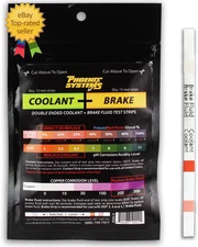 8006-B Double-Ended Brake Fluid Coolant Test Strips (15 Foil Wrapped Test Strip)