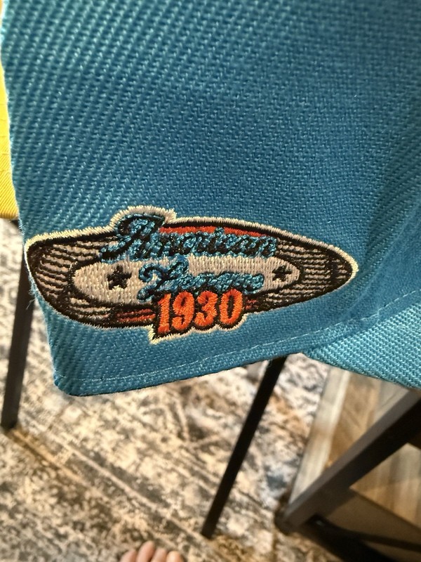 Also A Teal Blue Miami Hat that Is  Siize  7 From 1930 Negro League
