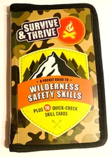 SURVIVE & THRIVE: A POCKET GUIDE BOOK  TO WILDERNESS SAFETY By Butterfield Mint