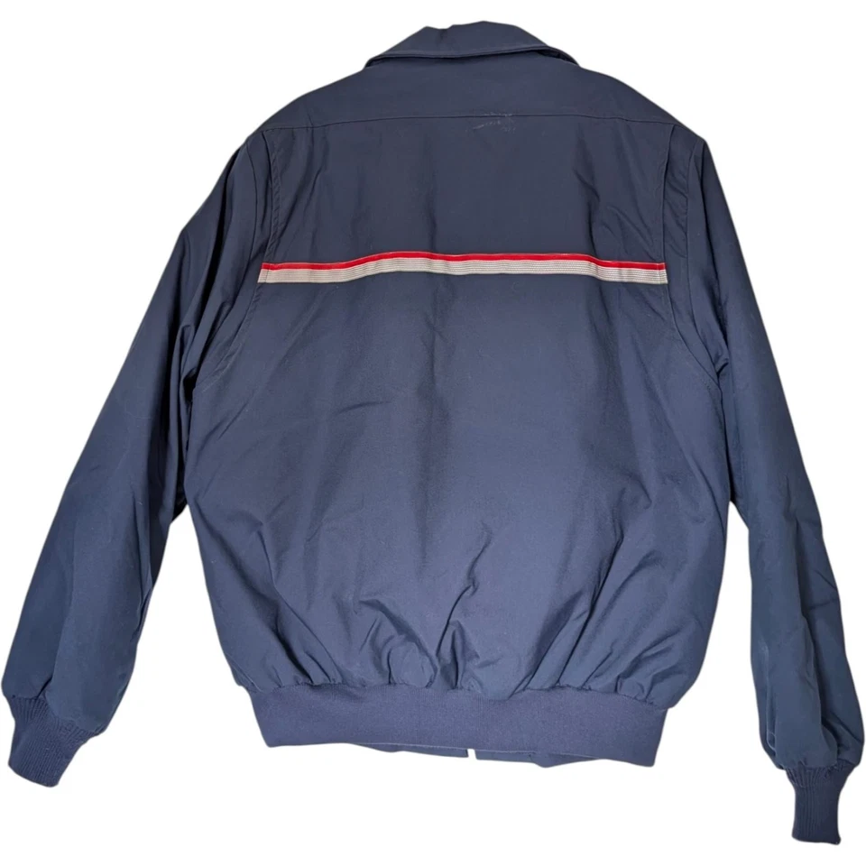 Chaqueta Spiewak USPS Para Hombres Grande Alta Azul Marino 3M Aislante Aislante Bombardero Ropa de Trabajo Foto 3 de 4