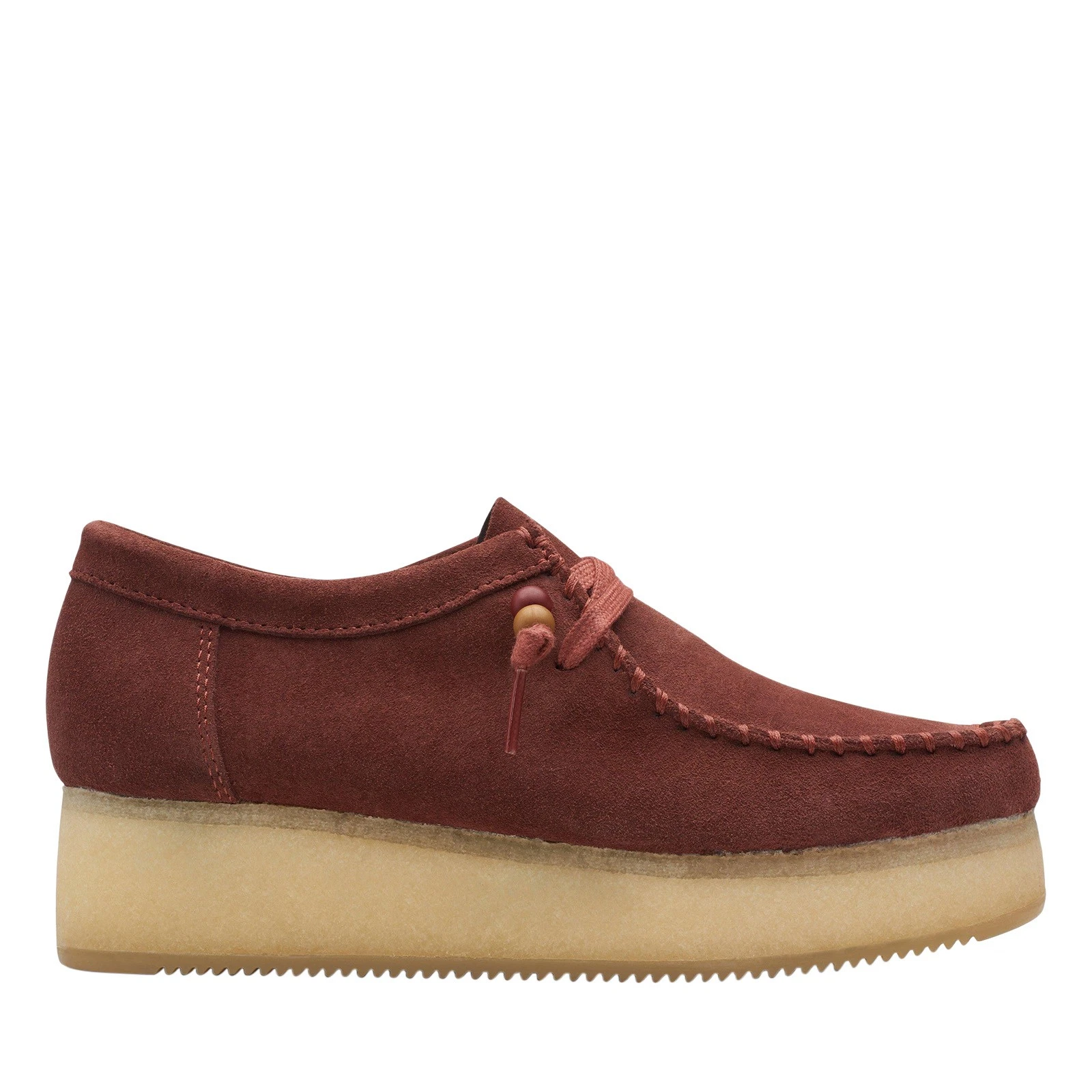 Scarpe casual Clarks Wallacraft LO 26168747 Oxford da donna in camoscio bordeaux