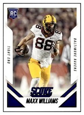Maxx Williams 2015 Score Rookie RC #398 Baltimore Ravens Football Card *308