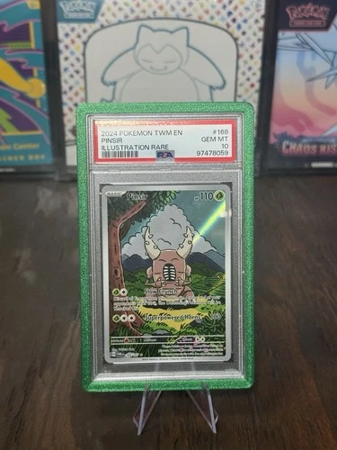2024 POKEMON TWM EN-TWILIGHT MASQUERADE ILLUSTRATION RARE #168 PINSIR PSA 10