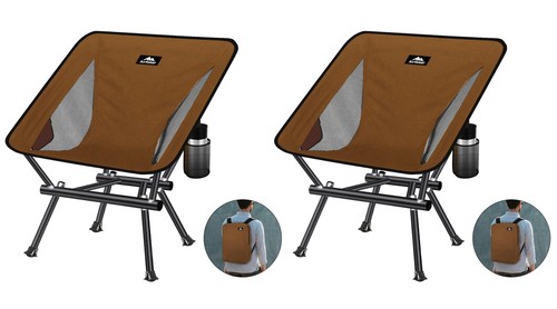 Camping Chair Portable Outdoor Beach Lawn Chair Compact Lightweight Folding C...