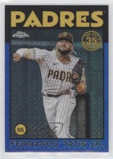 2021 Topps Silver Pack Series 2 1986 Chrome Baseball Blue Fernando Tatis Jr rf2