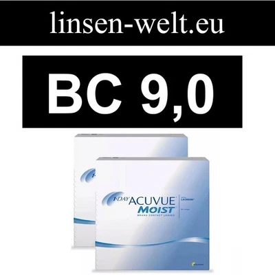 JOHNSON & JOHNSON BC 9,0 Acuvue Moist Tageslinsen 30er, 90er, 180 (2x90) viele Stärken / Varianten