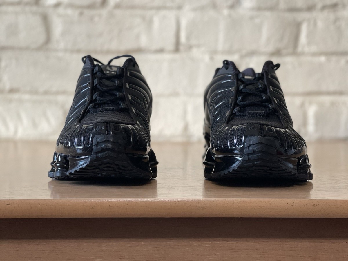 Nike Shox TL Triple Black IQ0167-001 Men Size 11.5 Training Gym