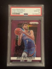 2024-25 Panini Prizm Deca Chet Holmgren Purple Prizm /99 PSA 10 GEM MINT (A)#132