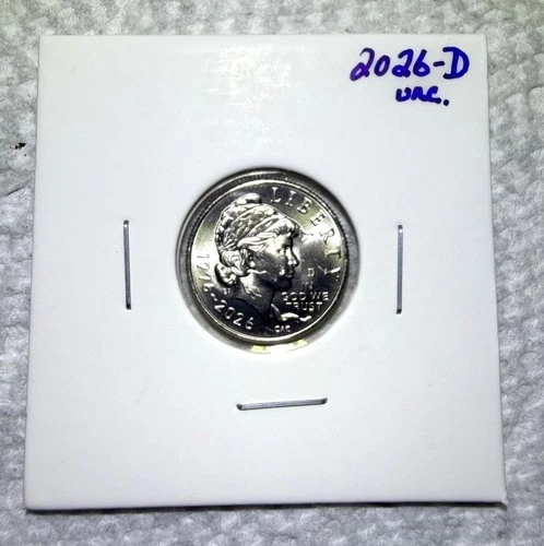 2026 D Emerging Liberty Dime Coin ⭐SHIPS NOW FAST SHIP BU in flip ⭐IN HAND SemiQ