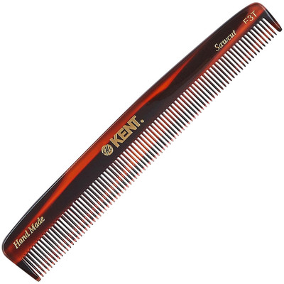 Kent F3T Fine Tooth Comb for Hair Parting, Handmade Combs for Men and Straighten