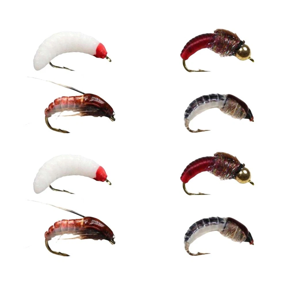 Boîte à Mouches Tortue Bleue Vintage Avec 15 Mouches Truites – Pêche à La Mouche