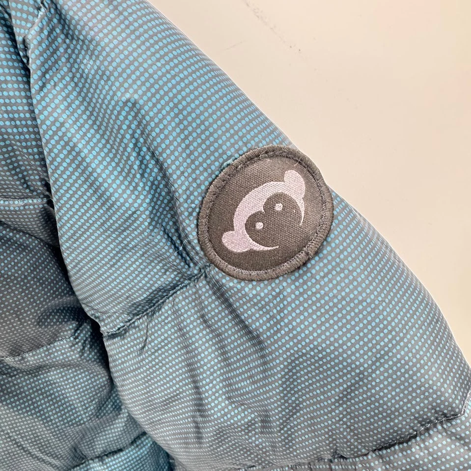 Chaqueta acolchada para niños Appaman talla 14 azul negro reversible abrigo de invierno cremallera completa Foto 2 de 4