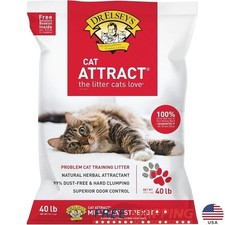 Premium Clumping Cat Litter Dt-Free Odor Control Herbal Attractant 40lb