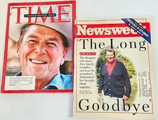 Vtg Newsweek 10/2/95 & Time Magazines 06/14/04 - Reagan Commemorative Issues
