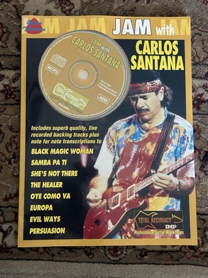 NEW -  Jam with Carlos Santana Guitar Tab with CD - PLEASE READ