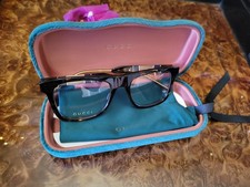 GUCCI 0604O 002 Havana Eyeglasses. MADE IN JAPAN 53-20-145 T0WF189440