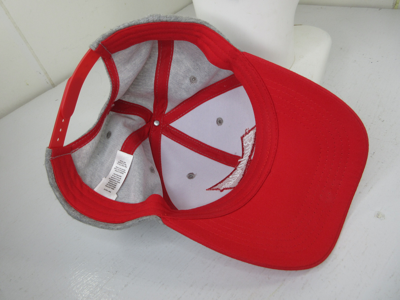 Budweiser Beer Strapback Baseball Hat Cap Red Gre… - image 4