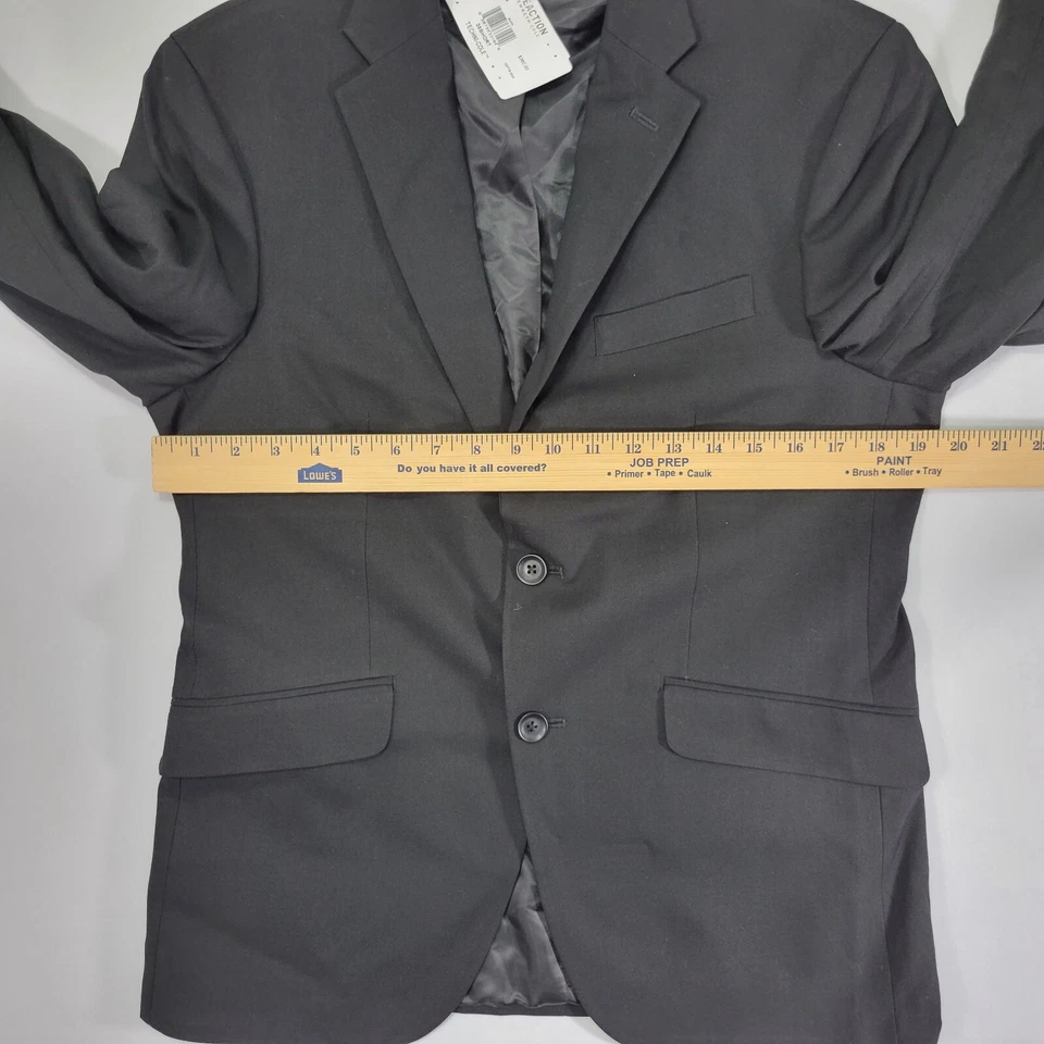 Kenneth Cole Reaction Men's Sport Coat Blazer Two Button Black Techni-Cole 38S - Image 3 of 4
