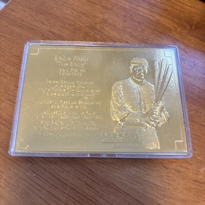 Babe Ruth gold performance card | eBay