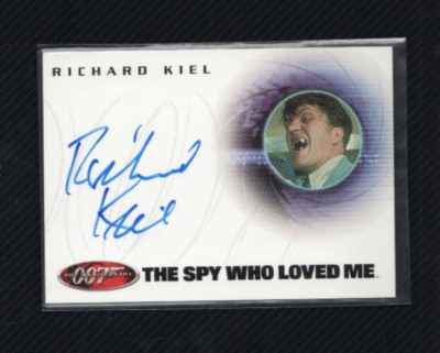 James Bond 40th Anniversary Autograph Auto Card A10 Richard Kiel as Jaws