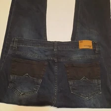 Flypaper Straight Leg Jeans Dark Wash Stretch Size 20 Measures W 33 X I 31