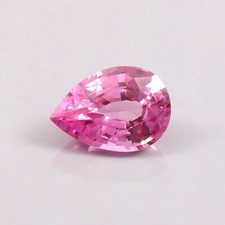 AAA Natural Flawless Ceylon Pink Sapphire Loose Pear Gemstone Cut 18x11 MM