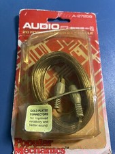 Popular Mechanics 20 FOOT Audio Speaker Extension Cable - Gold Plated BRAND NEW