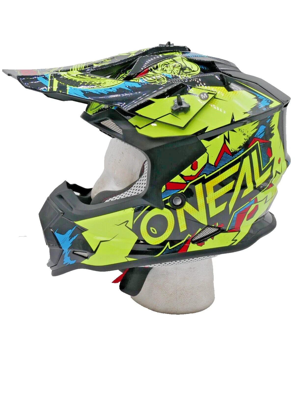 O'Neal 2 SRS Youth Helmet Villain Yellow Size Large - 0200-464