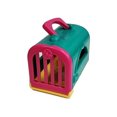 Disney Junior Puppy Dog Pals Mini Plastic Travel Pet Crate Figure Just Play Toy