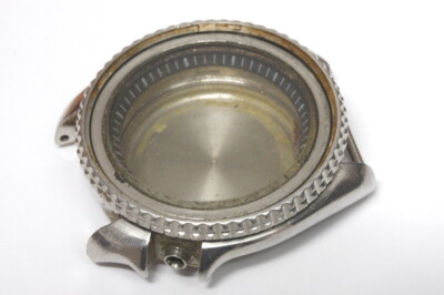 Seiko 7002-7000 Diver case back, crystal, case to restore -13230