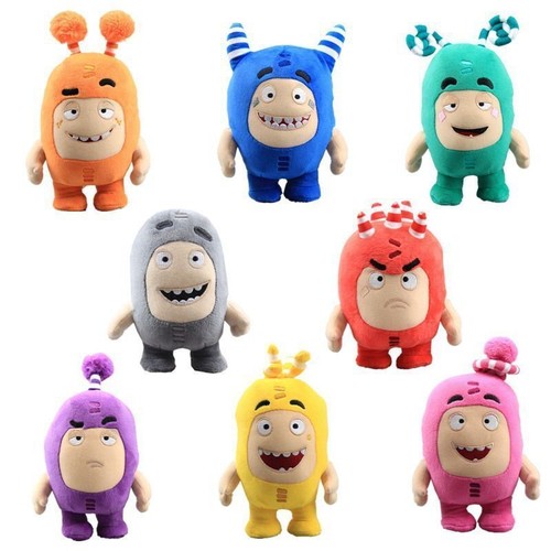 Oddbods 23 cm Plüschtier Kuscheltier Newt Bubbles Pogo Zee Jeff Fuse Slick Plü - Afbeelding 1 van 20