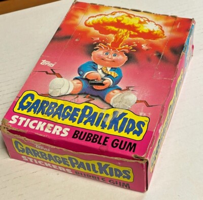 1985 Garbage Pail Kids Original 1st Series GPK OS1 Wax Pack EMPTY CARD BOX ONLY