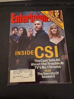 October 2004 Entertainment Weekly Inside CSI Original Cast Issue #786 ...