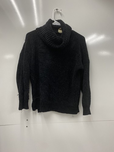 Faded Glory Black Turtleneck Sweater Sz 